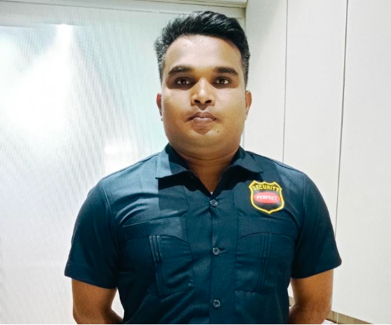 Perfect Group security supervisor in uniform